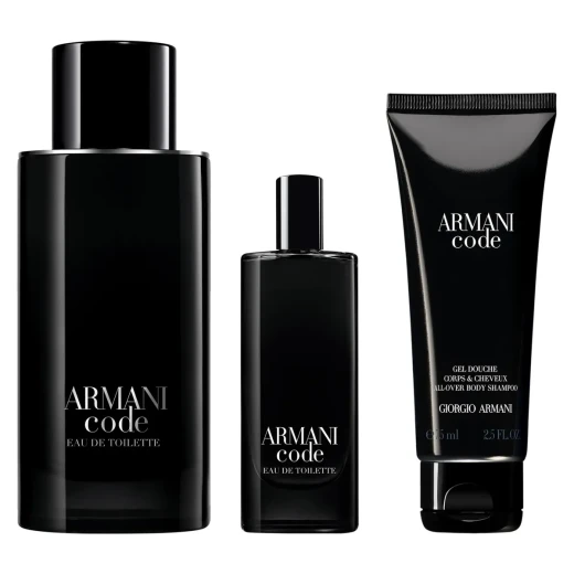 Giorgio Armani Code Eau de Toilette Gift Set for Men: Includes 75ml and 15ml Bottles, Perfect for Gifting and Travel, Classic Scent - Giorgio Armani - Image 2