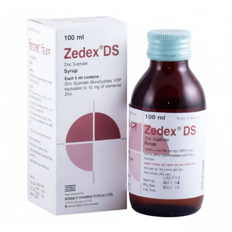 Zedex DS  100ml Bottle for boosting immunity and address zinc deficiency 