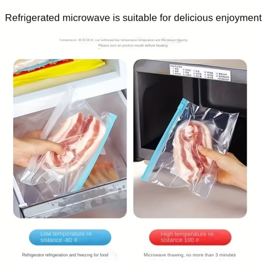 Reusable Freezer Bags Leak Proof Zipper Lock 15 Pieces - K store - Image 9