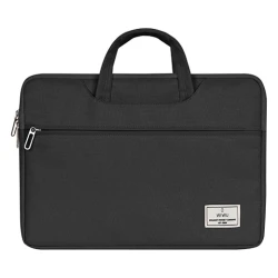 WIWU Slim Handbag for 14-Inch Laptop – Water-Resistant, Lightweight Design with Front Pocket & Detachable Shoulder Strap (36×25.5×8.5 cm)