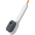 Multifunctional Liquid Dispensing Brush for Home and Shoe Cleaning with Soft Bristles and Automatic Pressure Type - K store