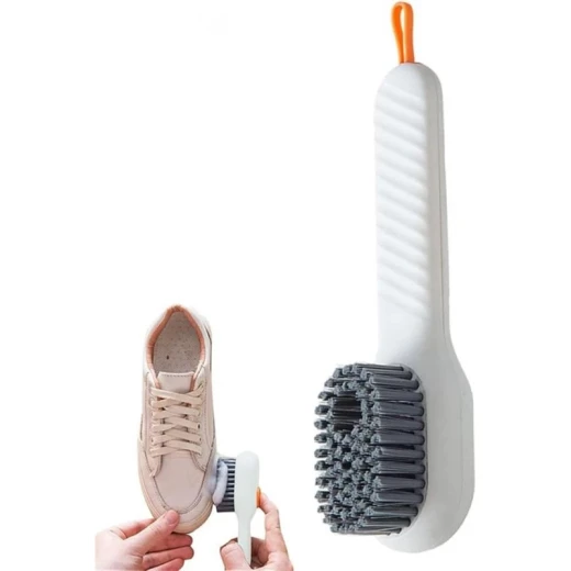 Multifunctional Liquid Dispensing Brush for Home and Shoe Cleaning with Soft Bristles and Automatic Pressure Type - K store - Image 3