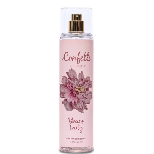 Confetti London Yours Truly Body Mist 236ml Buy One Get Confetti Deodorant Free Confetti London Yours Truly Body Mist 236ml Buy One Get Confetti Deodorant Free