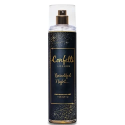 معطر الجسم كونفيتي لندن بيوتيفول نايت 236 مل | عطر أنيق يدوم طويلاً للنساء، بخاخ عطر مثالي للمساء