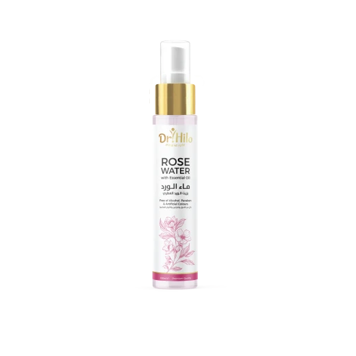 Dr. Hilo Rose Water Spray with Rose Essential Oil 100 ml for Skin Hydration