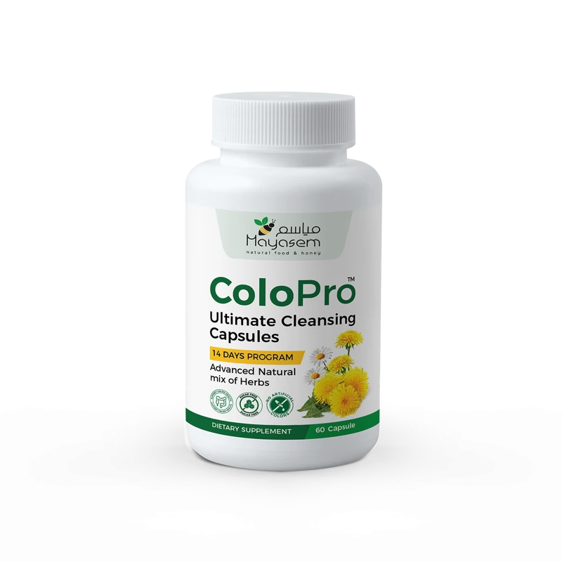Mayasem Colopro Capsules 60 Count, Herbal Formula for IBS Relief, Digestive Health - Mayasem