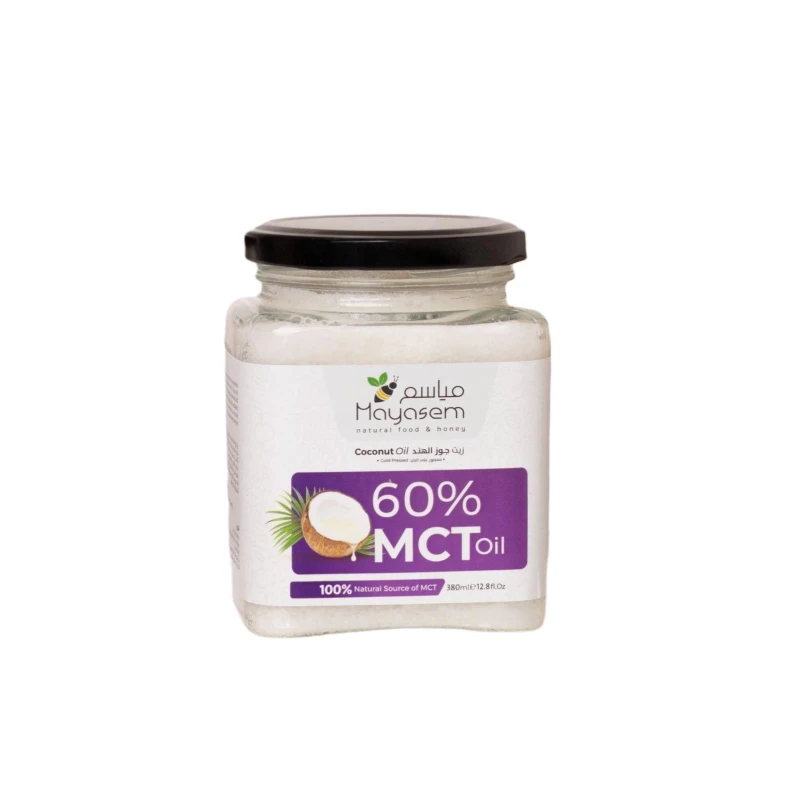 Mayasem100% Natural Coconut Oil – Rich in MCT, Cold Pressed, Boosts Energy and Supports Brain & Nerve Health - Mayasem