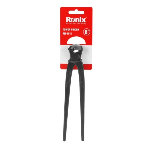 Ronix RH-1512 9 Inch Tower Pincer Pliers: Professional Grade Hand Tool with Cr-V Steel Cutting Edges for Precision Cutting and Gripping Tasks in Various Applications - Ronix - Image 2
