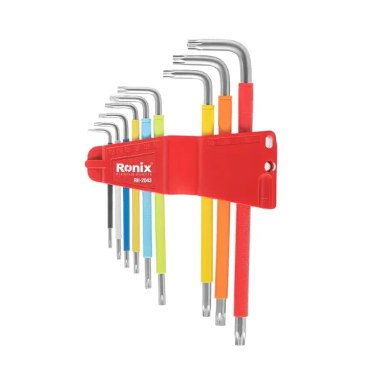 Ronix RH-2043 Extra Long Arm Torx Key Set 9-Piece, CR-V Steel - Ronix - Image 6