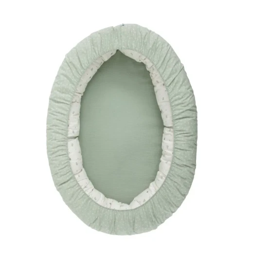 Cambrass ARDI Bedside Sleeper Portable Mini Crib in Green Color with Compact Design Measuring 55x90x15cm, Perfect for Newborns and Infants - Cambrass - Image 2
