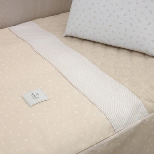 Cambrass Fresco Cuna 60 Bedding Set, 2 Piece Quilt and Protector, Beige - Cambrass - Image 4