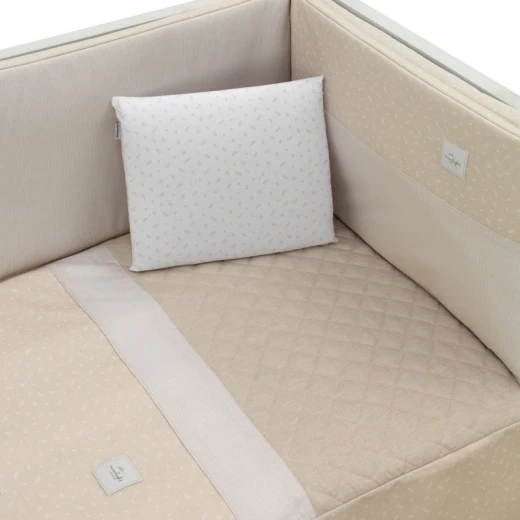 Cambrass Fresco Cuna 60 Bedding Set, 2 Piece Quilt and Protector, Beige - Cambrass - Image 5
