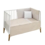 Cambrass Fresco Cuna 60 Bedding Set, 2 Piece Quilt and Protector, Beige - Cambrass