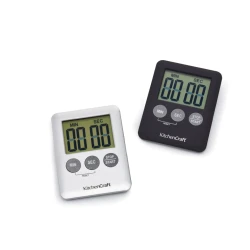 مؤقت مطبخ رقمي من روسوم بألوان متنوعة شاشة LCD سهلة القراءة
