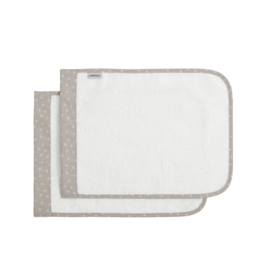 Cambrass Abete Beige Tencel Baby Towel Set of 2, 25x35 cm, Soft and Absorbent - Cambrass - Image 2