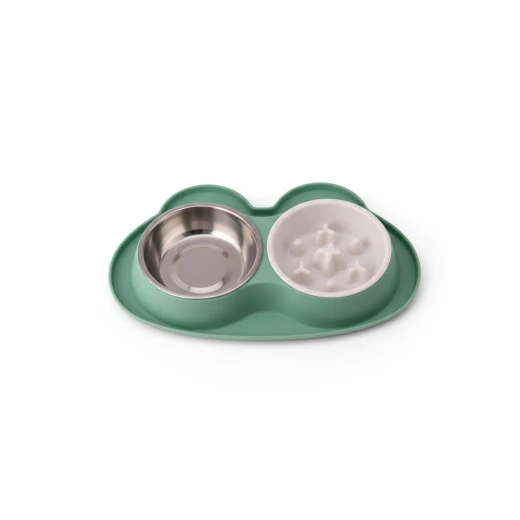 Elevated and Tilted Cat Food Bowl Elevated and Tilted Cat Food Bowl