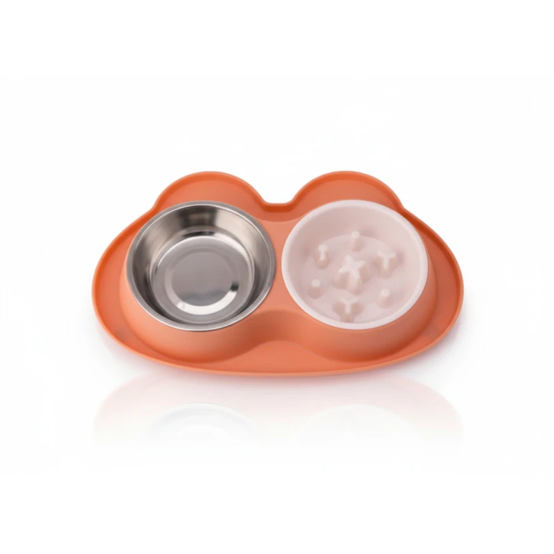 Elevated and Tilted Cat Food Bowl - Wimow