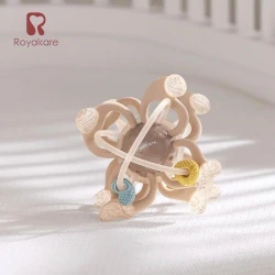 Royalcare Manhattan Adventure Ball Teether Toy, 3+ Months, BPA Free, Baby Sensory Development