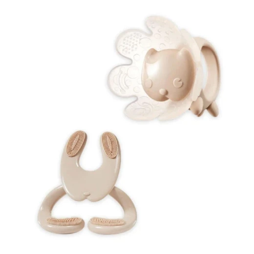 Royalcare Baby Teether Toy, Soft Silicone Rabbit Design, 6+ Months, BPA Free