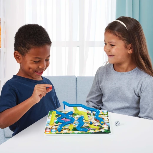 Ambassador 3D Snakes and Ladders Board Game for Kids, Classic Family Fun, 2-4 Players - Ambassador - Image 4