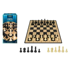Ambassador Chess Board Game Wooden 36 x 36 cm Set for Kids and Adults