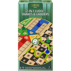 Ambassador Merchant Ambassador Classic Games 2-in-1 Ludo, Snakes & Ladders