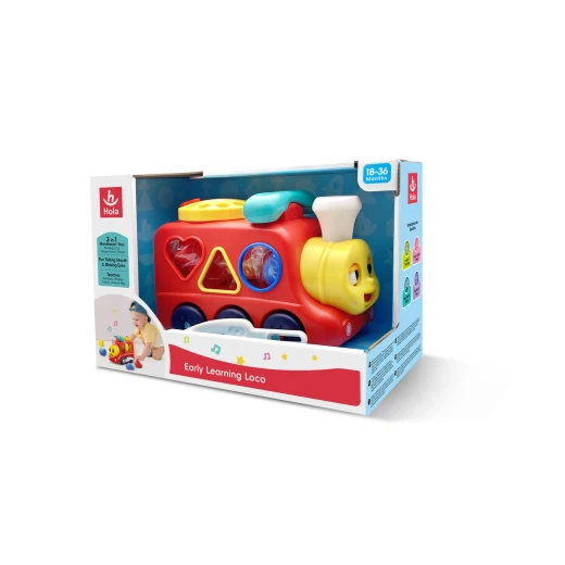 Hola Toys 3-in-1 Interactive Learning Locomotive for Toddlers 18 Months+ Hola Toys 3-in-1 Interactive Learning Locomotive for Toddlers 18 Months+