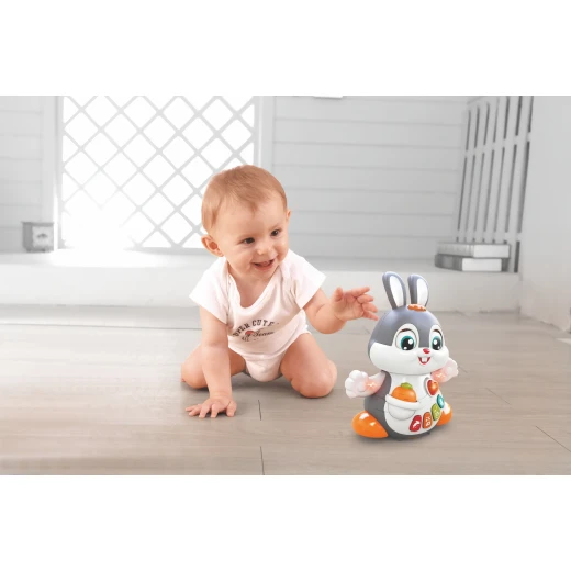 Hola Dancing Rabbit Interactive Toy for Toddlers, Musical and Educational, 23x18x13 cm, Batteries Not Included, 12+ M - Hola - Image 3