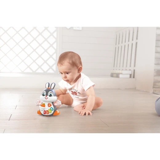 Hola Dancing Rabbit Interactive Toy for Toddlers, Musical and Educational, 23x18x13 cm, Batteries Not Included, 12+ M - Hola - Image 4