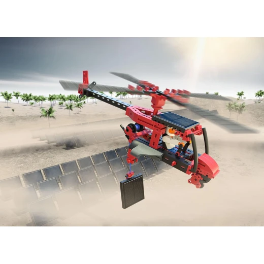Fischertechnik 559882 PROFI Solar Power, Construction Set for Children from 8 Years and Above, Solar Experiment Set with Solar Panel and Solar Motor, 4 Models 167 Pieces Educational Toy - Fischertechnik - Image 5