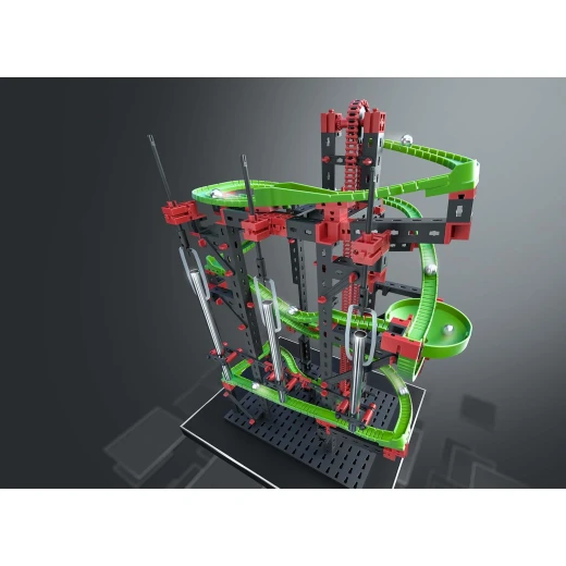 Fischertechnik Dynamic M Construction Set: 557 Piece Marble Run with Sound and Action ages 7+ - Fischertechnik - Image 2