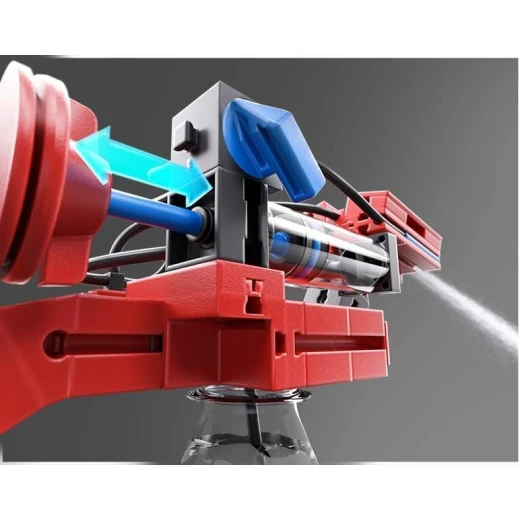 Fischertechnik 564069 Advanced Firefighter - Kit for Children from 7 Years, Experiment Kit with Fire Engine & Spray Function, Promotes Technical Understanding, Black, Medium - Fischertechnik - Image 4