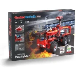 Fischertechnik 564069 Advanced Firefighter - Kit for Children from 7 Years, Experiment Kit with Fire Engine & Spray Function, Promotes Technical Understanding, Black, Medium - Fischertechnik