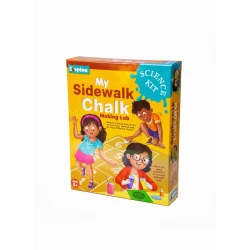 Play Craft, My Sidewalk Chalk Making Lab Kids DIY Educational Craft Kit for Making Colorful Scented Chalk Shapes and Creative Outdoor Fun
