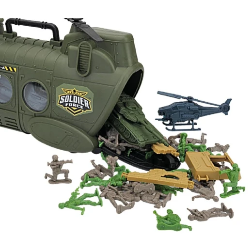 Chap Mei Chinook Bucket Playset Soldier Force Action Figures, Military Toys - Chap Mei - Image 3