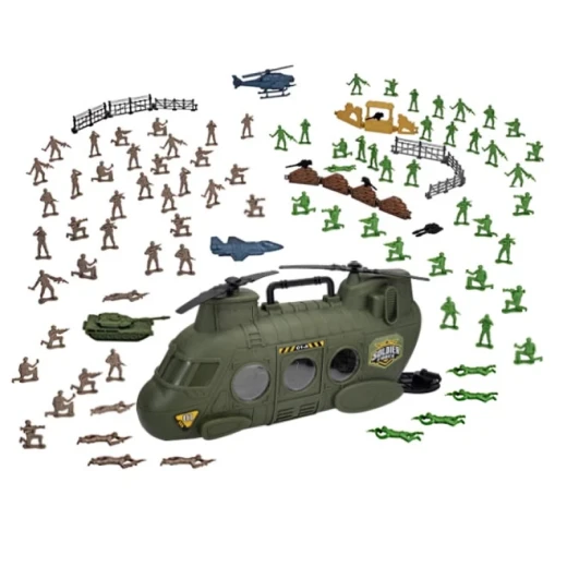 Chap Mei Chinook Bucket Playset Soldier Force Action Figures, Military Toys - Chap Mei - Image 4
