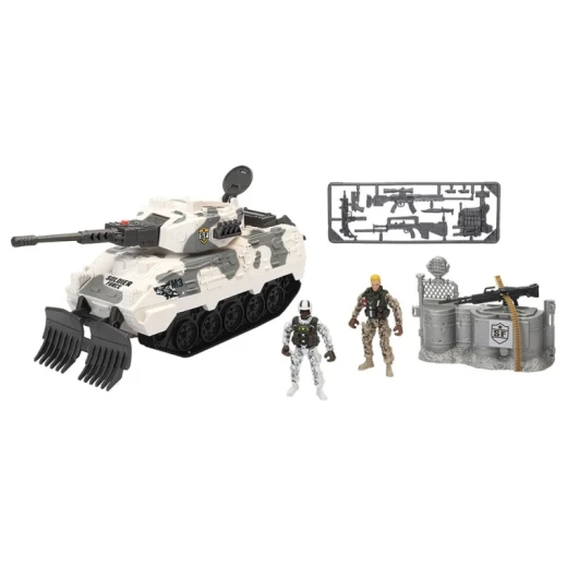 Chap Mei Soldier Force Snowfield Assault Tank Playset, Action Figure, Military Toy - Chap Mei - Image 3