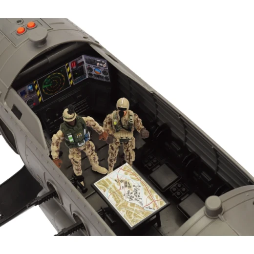 Chap Mei Hercules Cargo Plane Playset with Action Figures, Lights, and Sounds - Chap Mei - Image 4