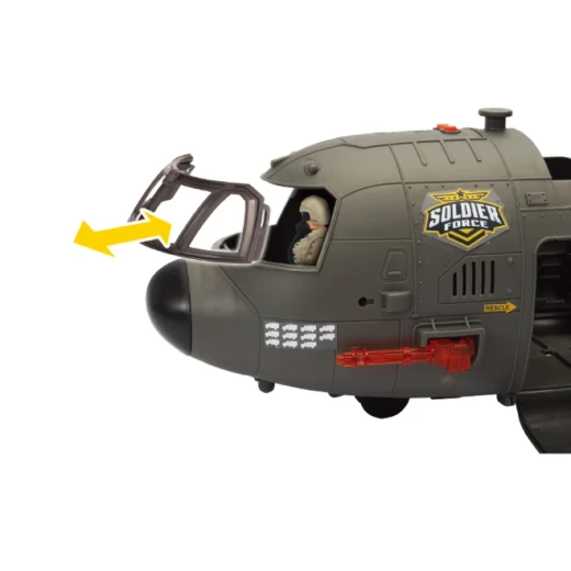 Chap Mei Hercules Cargo Plane Playset with Action Figures, Lights, and Sounds - Chap Mei - Image 5
