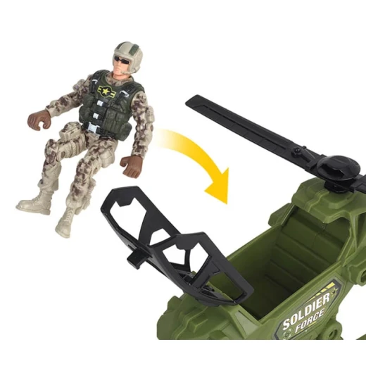 Chap Mei Soldier Force L&S Dual Assault Mission Playset Action Figure Tank Helicopter - Chap Mei - Image 3