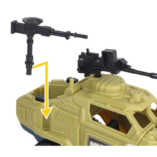 Chap Mei Soldier Force L&S Dual Assault Mission Playset Action Figure Tank Helicopter - Chap Mei - Image 6