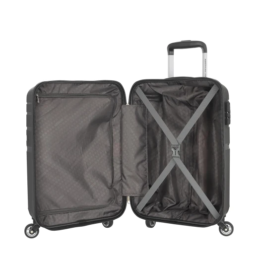 American Tourister Upland Plus Black 55cm Cabin Suitcase 4 Wheels, Lightweight Travel Luggage - American Tourister - Image 4