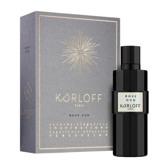 Korloff Paris Rose Oud Eau De Parfum 100ml Amber Fragrance for Women and Men - Korloff