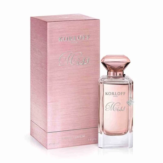 عطر كورلوف مس او دي بارفيوم 88 مل للنساء، ياسمين، ورد، عنبر، فانيليا عطر كورلوف مس او دي بارفيوم 88 مل للنساء، ياسمين، ورد، عنبر، فانيليا