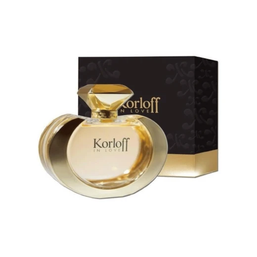 عطر كورلوف إن لاف أو دي بارفان 100 مل للنساء، عطر شرقي زهري آسر مع نفحات حسية من الورد والياسمين والفانيليا، رائحة فاخرة لها. هدية مثالية - كورلوف - Image 2