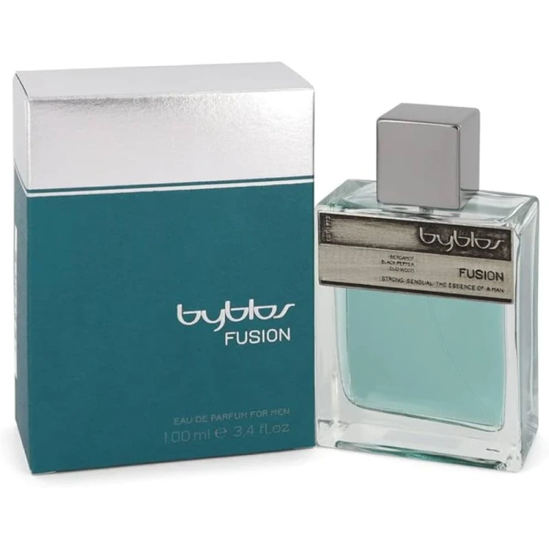 بخاخ عطر بيبلوس فيوجن للرجال، 50 مل، عطر خشبي حار مع لمسات من الحمضيات والعنبر، مثالي للاستخدام اليومي أو المسائي، يدوم طويلاً - بيبلوس فيوجن