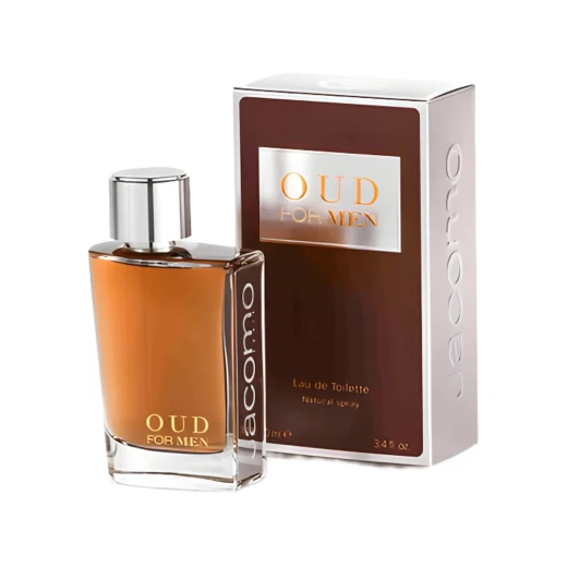 جاكومو عود للرجال ماء تواليت 100 مل بخاخ: عطر خشبي مكثف، قاعدة دافئة وحسية، مثالي للاستخدام اليومي، يدوم طويلاً جاكومو عود للرجال ماء تواليت 100 مل بخاخ: عطر خشبي مكثف، قاعدة دافئة وحسية، مثالي للاستخدام اليومي، يدوم طويلاً
