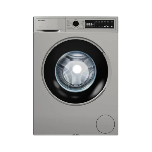 Vestel 7KG Washing Machine 1200 RPM Dark Silver with Steam Function Vestel 7KG Washing Machine 1200 RPM Dark Silver with Steam Function