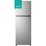Hisense RT3N418NAI Top Mount Refrigerator 320L Net Capacity, No Frost, Moisture Fresh Crisper, LED interior light,Deodorizing Filter,Multi Air Flow,Silver - HISENSE