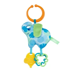 Chicco Elephant On The Go Baby Toy, Eco-Friendly Doudou Attachment, Recycled Materials
